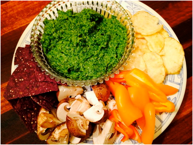 Spinach Artichoke White Bean Dip