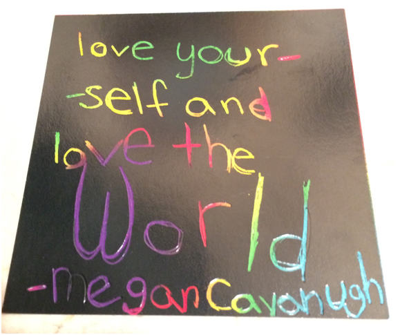 Love yourself and love the world!